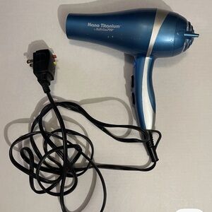 BaBylissPRO Nano Titanium Hair Dryer - Metallic Blue